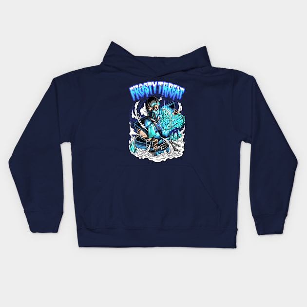 Frosty Threat Kids Hoodie by joerock